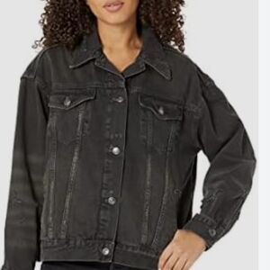 Universal Thread Women's Dark Gray Denim Jacket